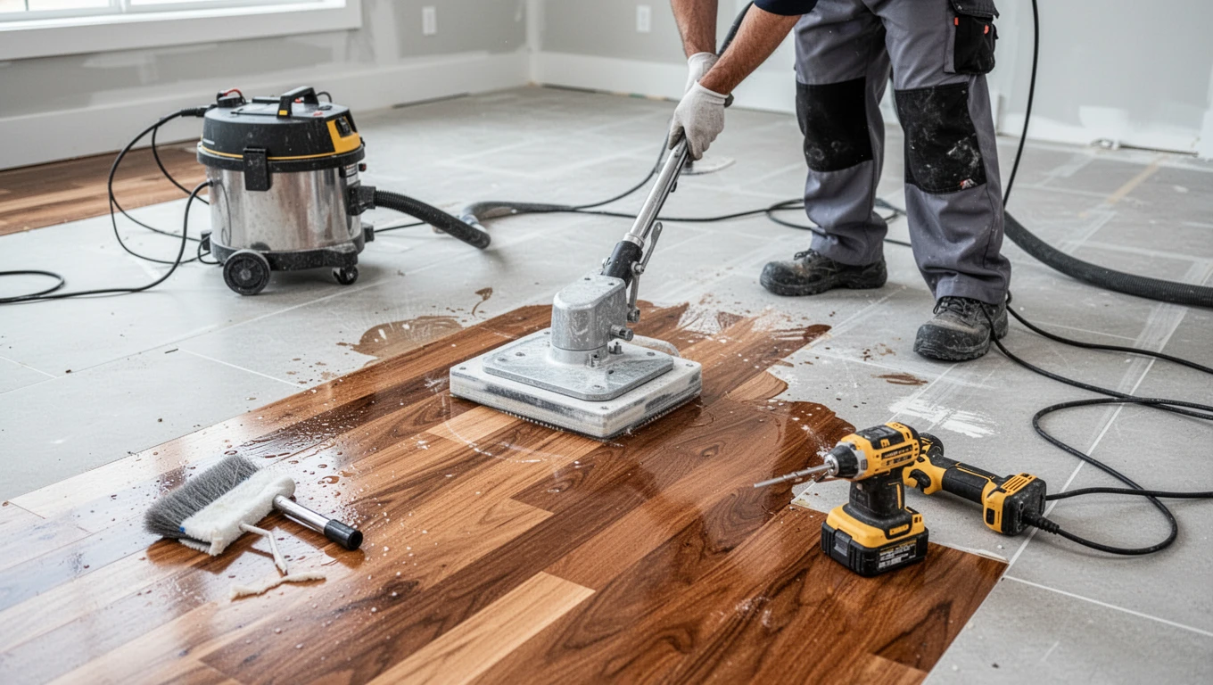 Hardwood Floor Drying & Restoration